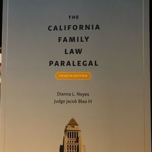 The California Family Law Paralegal by Diana Noyes